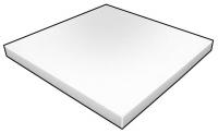 5GDH0 Foam Sheet, Crosslink, Poly, 1/2x48x48, Wht