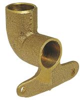 5GEW3 90 HY Set Elbow, Low Lead Bronze, 1/2 In