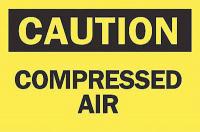 5GK83 Caution Sign, 10 x 14In, BK/YEL, ENG, Text