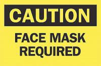 5GM07 Caution Sign, 10 x 14In, BK/YEL, ENG, Text