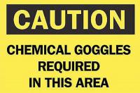 5GN65 Caution Sign, 10 x 14In, BK/YEL, ENG, Text