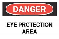 5GN99 Danger Sign, 10 x 14In, R and BK/WHT, ENG