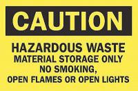 5GP87 No Smoking Sign, 7 x 10In, BK/YEL, ENG, Text