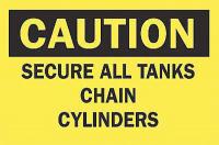 5GP97 Caution Sign, 7 x 10In, BK/YEL, ENG, Text