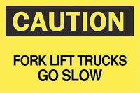 5GT97 Caution Sign, 10 x 14In, BK/YEL, ENG, Text