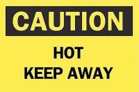 5GT99 Caution Sign, 10 x 14In, BK/YEL, ENG, Text