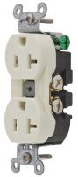 5GTG8 Receptacle, Duplex, Almond, 20 Amps, 125V