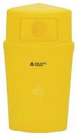 5GUR0 Recycling Receptacle, Yellow, 21G