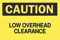 5GV18 Caution Sign, 7 x 10In, BK/YEL, ENG, Text