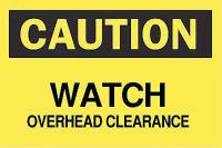 5GV39 Caution Sign, 10 x 14In, BK/YEL, ENG, Text