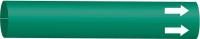 5LEK0 Pipe Marker, (Blank), Green