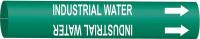 5LFC9 Pipe Markr, Industrial Water, Gn, 10to15 In