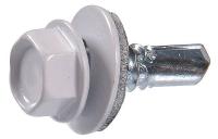 5GYY3 Self Drill Screw, Wht, #14x7/8, PK325