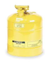 5HE22 Type I Safety Can, 5 gal, Ylw, 16-7/8In H