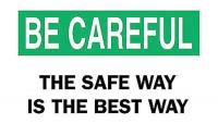 5HF34 Safety Sign 10&quot; X 14&quot;