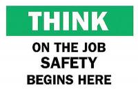 5HF65 Safety Sign 7&quot; X 10&quot;