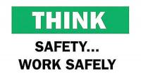 5HF68 Safety Sign 10&quot; X 14&quot;