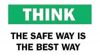 5HF69 Safety Sign 7&quot; X 10&quot;