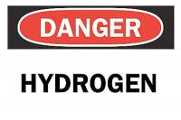 5HG73 Danger Sign, 7 x 10In, R and BK/WHT, ENG