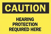 5HG91 Caution Sign, 10 x 14In, BK/YEL, ENG, Text