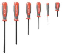5HM75 Screwdriver Set, Phillips, Blk, 6 Pc