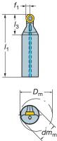 5HMX7 Internal Boring Bar, A10K-SRDDN 08-R