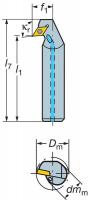 5HMY5 Internal Boring Bar, A12S-SDUCR 2-ERX