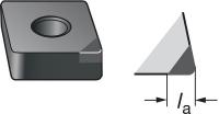 5HPW4 CBN Turning Insert, CNMA 432S0320E CB20