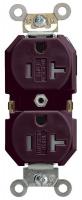 5HYX0 Receptacle, Dup, Std, 5-20R, Tamper Res, BR