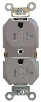 5HYX3 Receptacle, Dup, Std, 5-20R, Tamper Res, GY