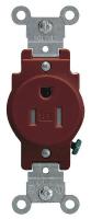 5HYY4 Receptacle, Sgl, Std, 5-15R, Tamper Res, BR