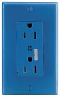 5HZA6 Surge Recep, Dup, 5-15R, LED/Audible, Ind, BL