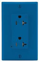 5HZA8 Surge Recep, Dup, 5-20R, LED, Hosp, BL