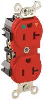 5HZE6 Iso.Grnd Receptacle, HospGr, 5-20R, Red