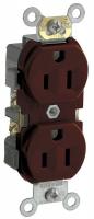 5HZG1 Receptacle, Duplex, 5-15R, 125V, Comm., BR