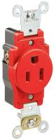 5HZG9 Receptacle, Single, 5-15R, 125V, Ind., RD