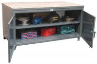 5HZP2 Cabinet Workbench, Maple Top, W 60, H37, D36