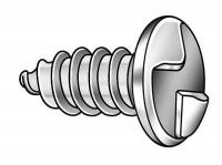 5JA62 Tamper Screw, Round, #6, 1/2 L, PK 100