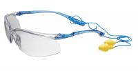 5JDV8 Safety Glasses, Clear, Antifog
