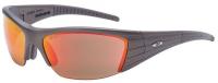 5JDW4 Safety Glasses, Red Mirror, Scrtch-Rsstnt