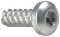 5JE84 Thread Forming Scrw, Pan, #6-19, 1/4 L, PK50