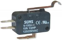 5JED1 Mini Swch, 15A, 1NO, 1NC, Simultd Rollr Levr