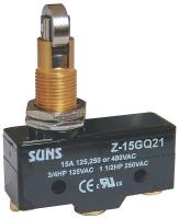 5JED8 Swch, 15A, 1 NO, 1 NC, Pnl Mt Roller Plunger
