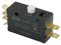 5JEH0 Snap Switch, 15A, 2 NO, 2 NC, Pin Plunger