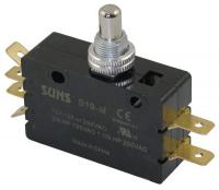 5JEH4 Snap Swch, 15A, 2 NO, 2 NC, Pnl Mt Lng Plngr