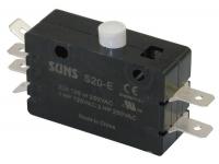 5JEH5 Snap Switch, 20A, 2 NO, 2 NC, Pin Plunger