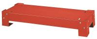 5JEN7 Base for Bin Storage Unit, D 12 1/4, Red