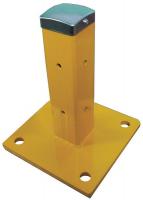 5JEX9 Guard Rail Post, Sngl High Universal, L3In