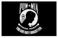 5JFE4 Pow Mia Flag, 4x6 Ft, Nylon