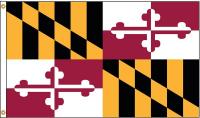 5JFJ5 Maryland Flag, 4x6 Ft, Nylon
